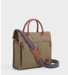 The Maverick Canvas & Leather Workbag with Washbag