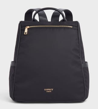 The Wanderer Nylon Backpack in black | OSPREY LONDON